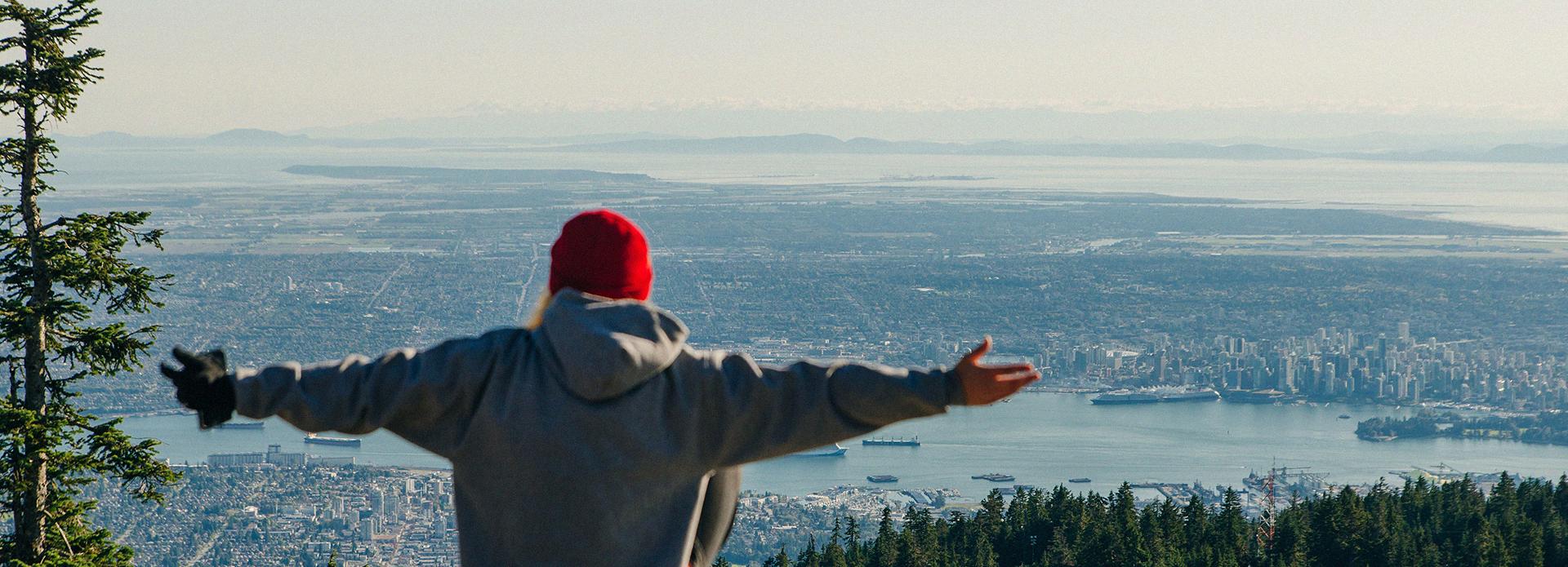viewpoint overlooking vancouver
