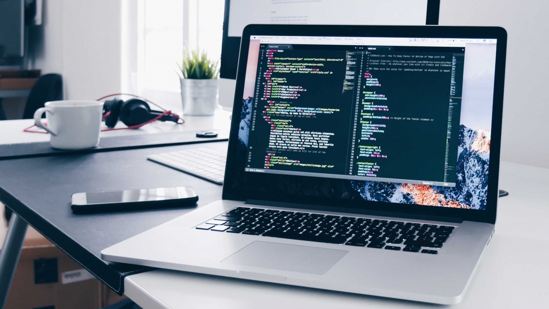 Code on a computer screen