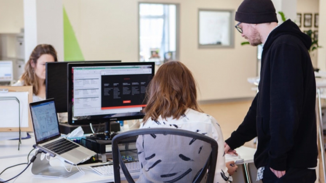 Employee-at-computer
