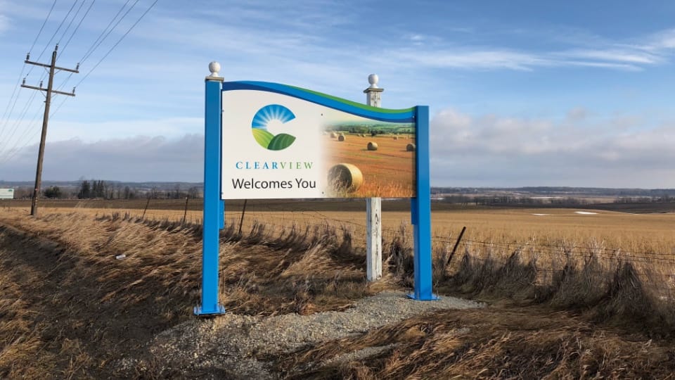 Clearview sign