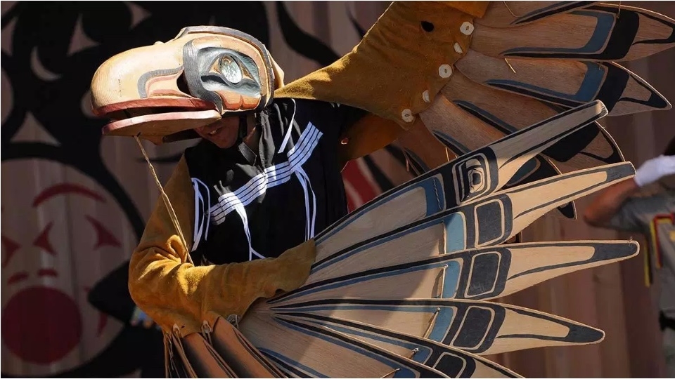 First Nations dancer